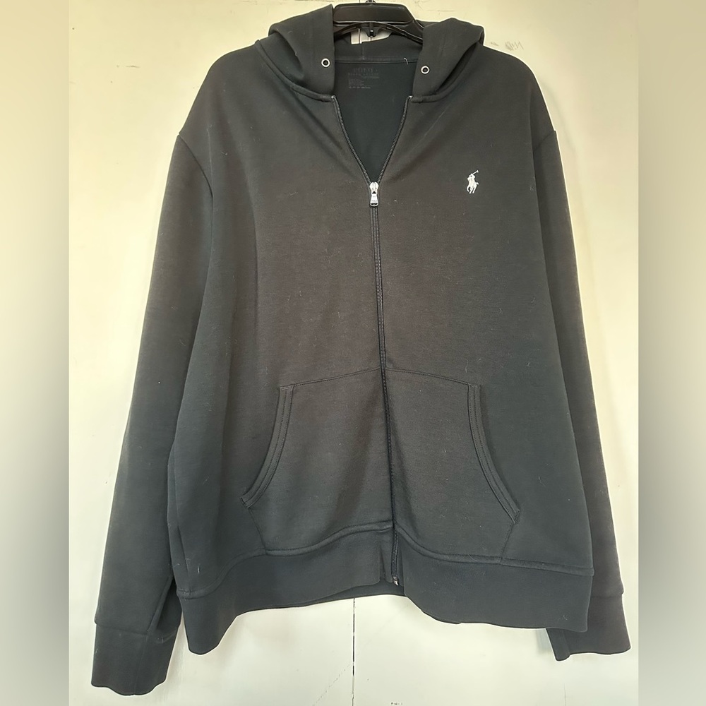 Polo by Ralph Lauren Black Men’s Zip Up Sweatshirt XL